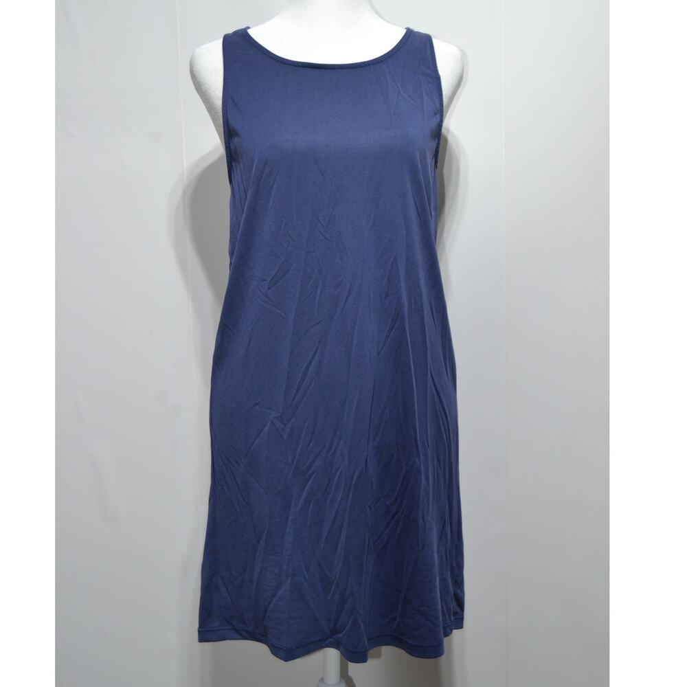 Everly Lightweight Tank Dress Blue Size Small